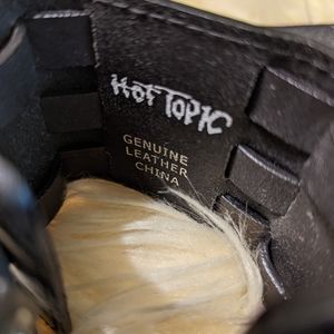 Hot Topic Leather wrist cuff